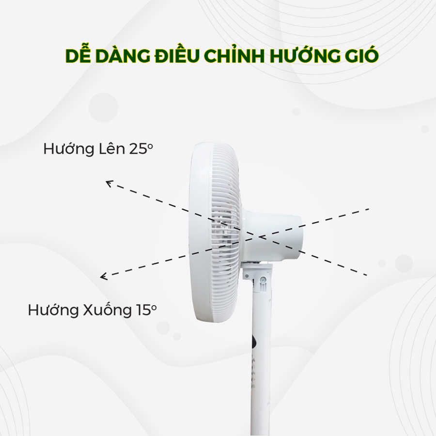 QUẠT THÔNG MINH ĐIỀU KHIỂN TRỰC TIẾP BẰNG GIỌNG NÓI DHA-SSF136G/W - Hàng chính hãng