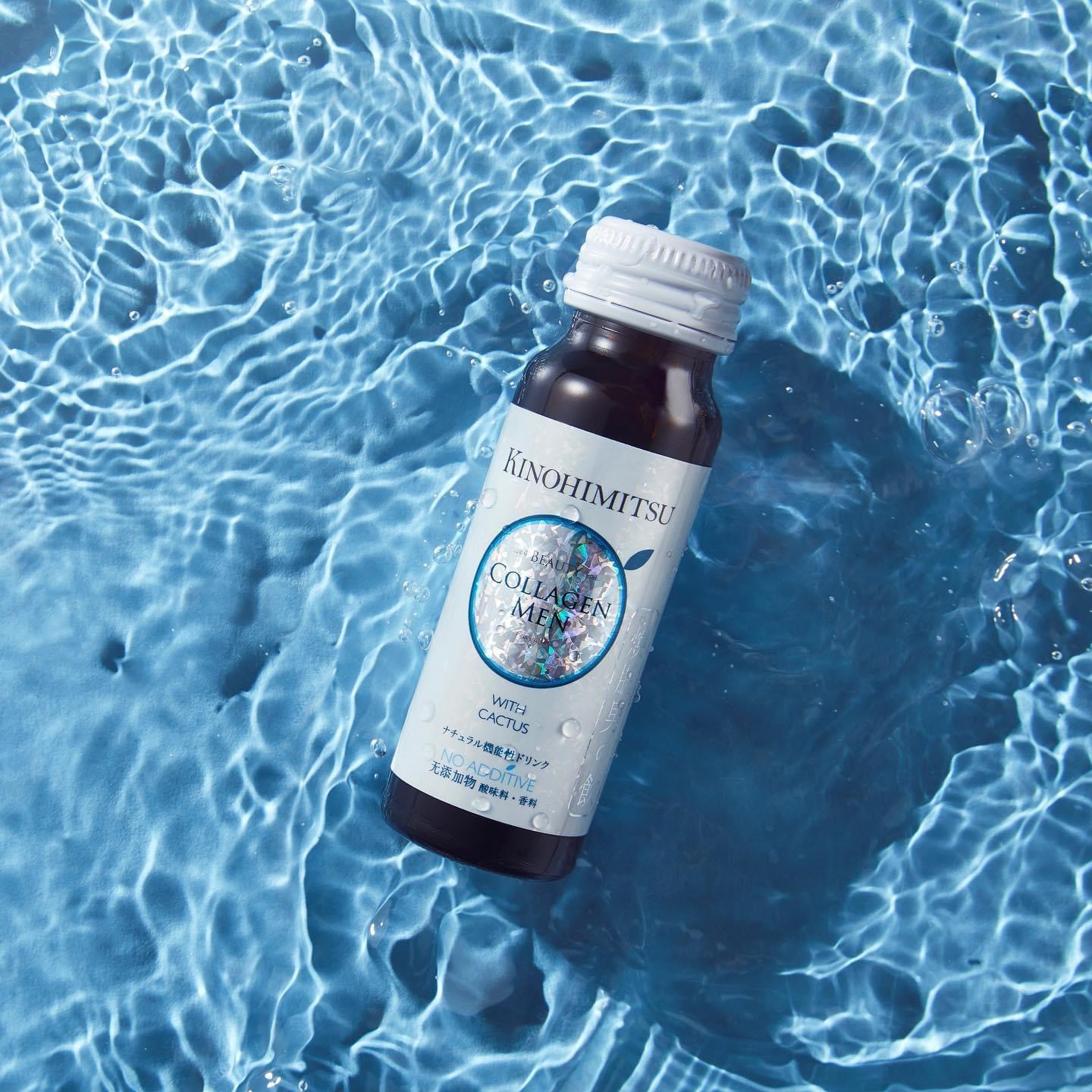 Nước Uống Đẹp Da Bổ Sung Collagen Kinohimitsu Men Hộp 16 chai