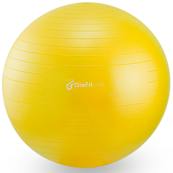 Bóng Tập Yoga - Bóng Tập Thể Hình Glofit GFY001 - Vàng (Yellow Yoga Ball)