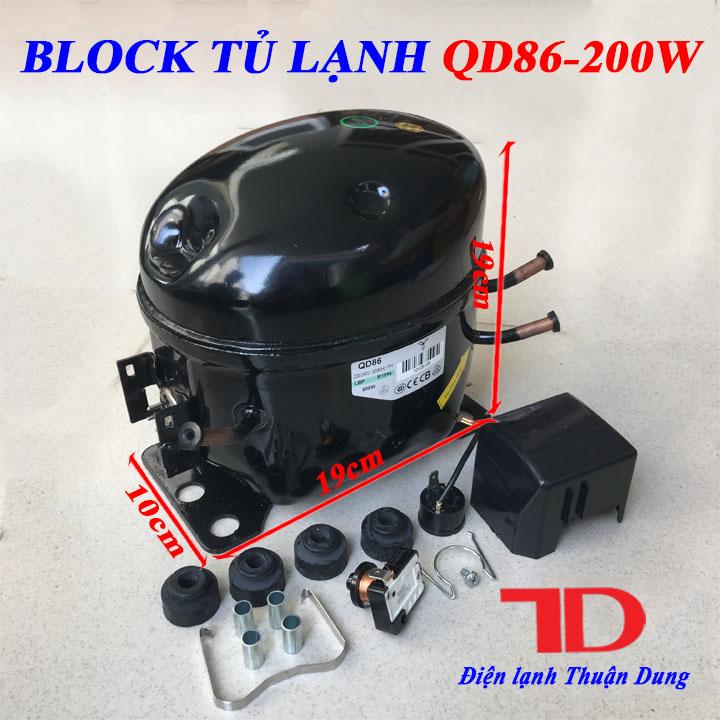 Block tủ lạnh QD86 200W từ 350L đến 450L