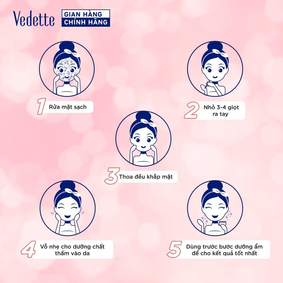 Hàng mới - Tinh chất Dưỡng ẩm Sáng Da Vedette Hương Hoa anh đào 50ml