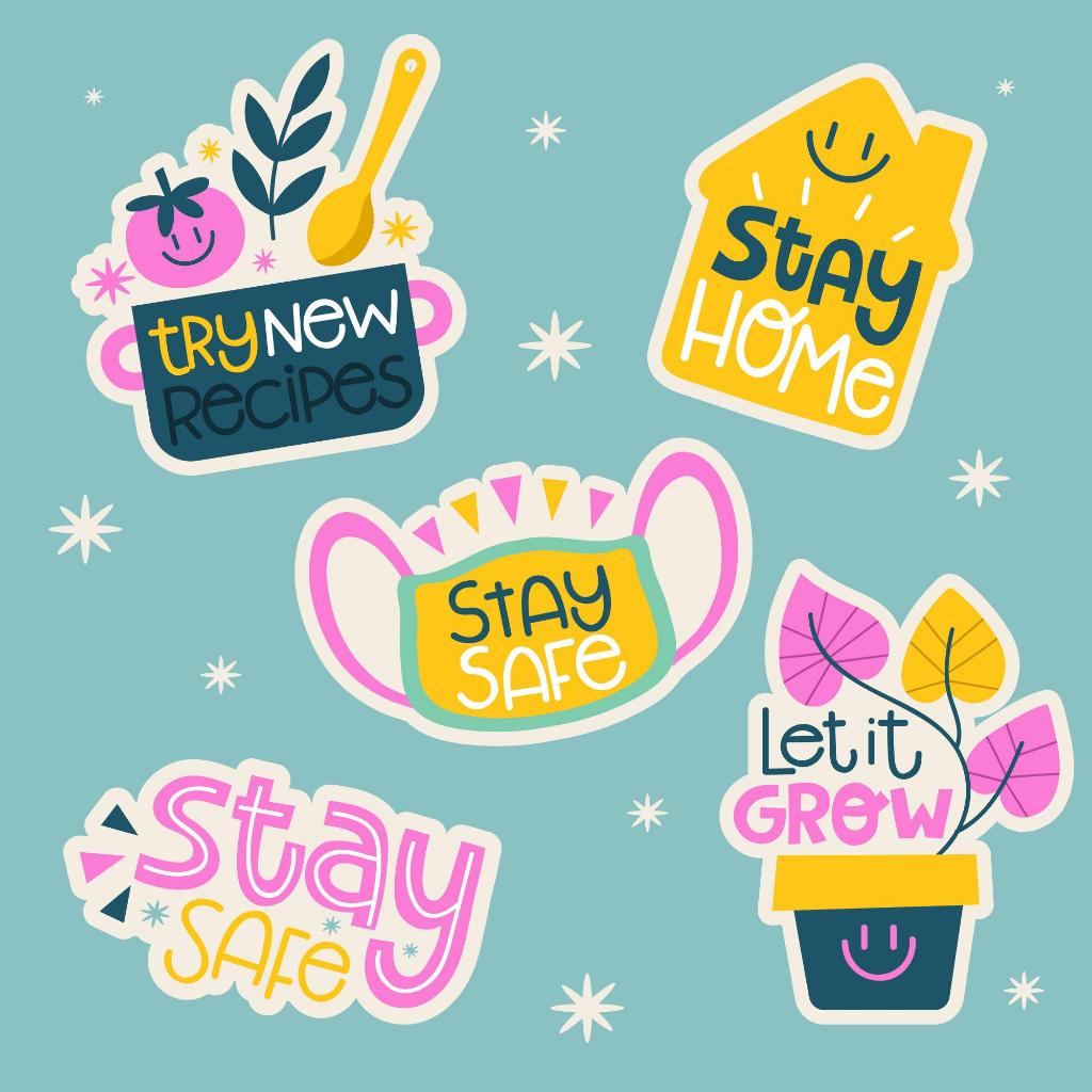 Sticker cute đáng yếu chống nước dán trang trí laptop, mũ nón bảo hiểm, vali, xe tay ga - 5016066