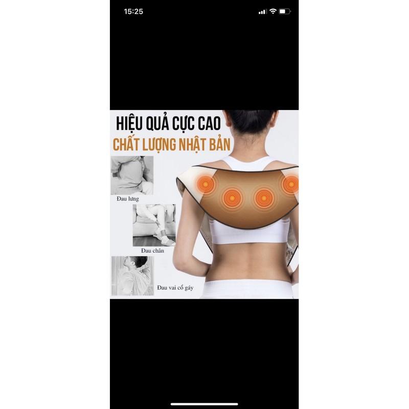 Máy mát xa Đai massage cổ, lưng và vai hàng loại to, đấm khỏe máy nặng 1,8kg