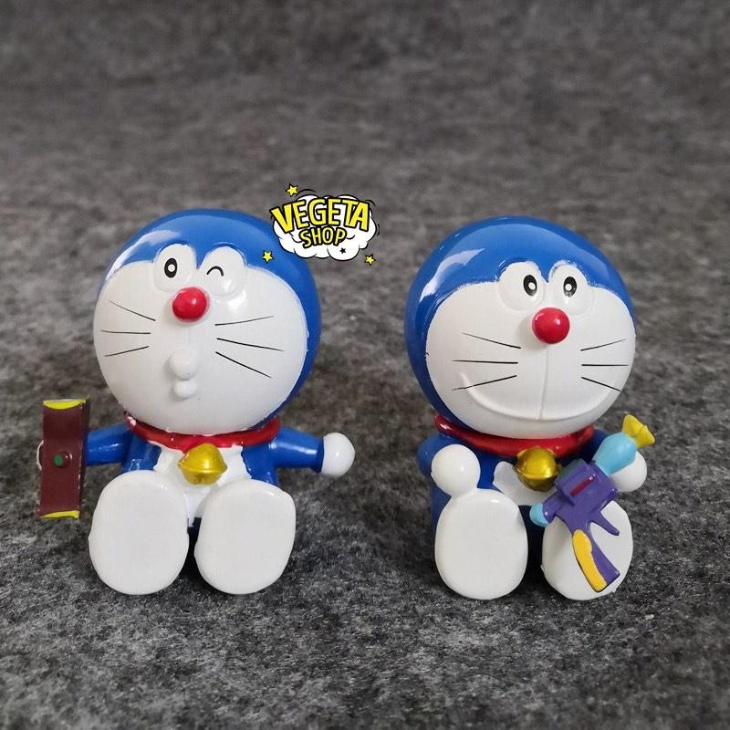 Mô hình Doraemon Doremon - Trọn bộ 8 Mô hình tư thế Doremon Doraemon và bảo bối - Cao khoảng 5~6cm