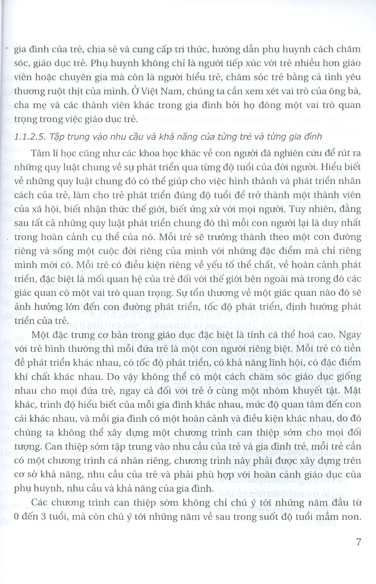 Giáo Trình Can Thiệp Sớm Cho Trẻ Khuyết Tật