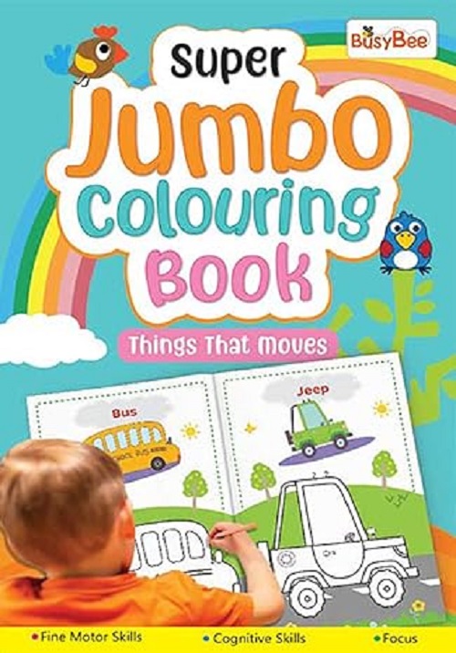 Super Jumbo Colouring Book (Things That Move)