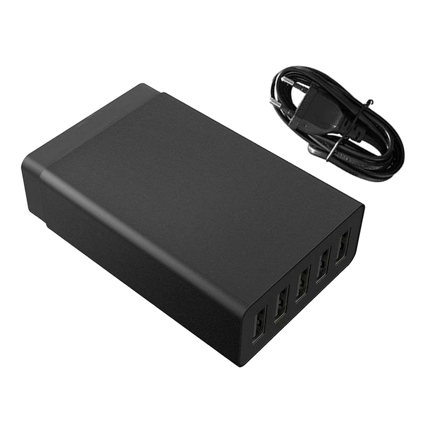 Safe Desktop Travel 6 USB Ports Charger Power Adapter Quick D Station