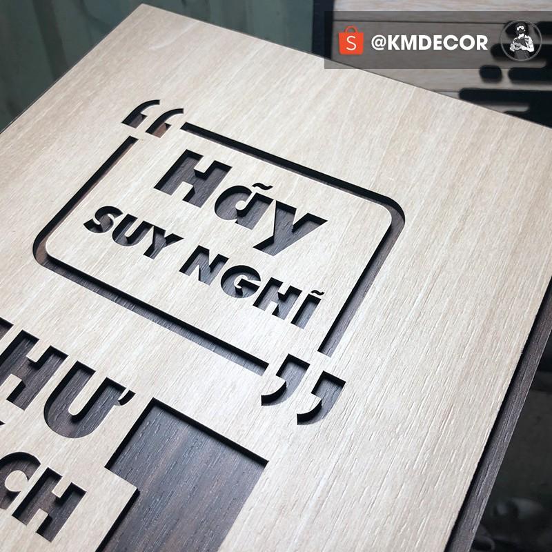 Mẫu tranh - Mã 015 &quot;Hãy suy nghĩ như một khách hàng