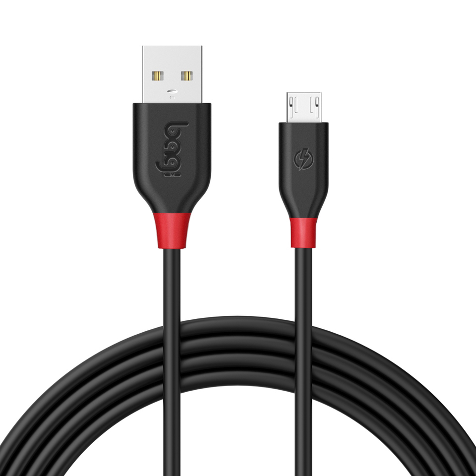 Dây Cáp Sạc Nhanh Sợi Đồng Mạ Thiếc Tích Hợp IC Thông Minh Dài 1.5m Cổng Micro USB - Bagi MA150  - Hàng Chính Hãng