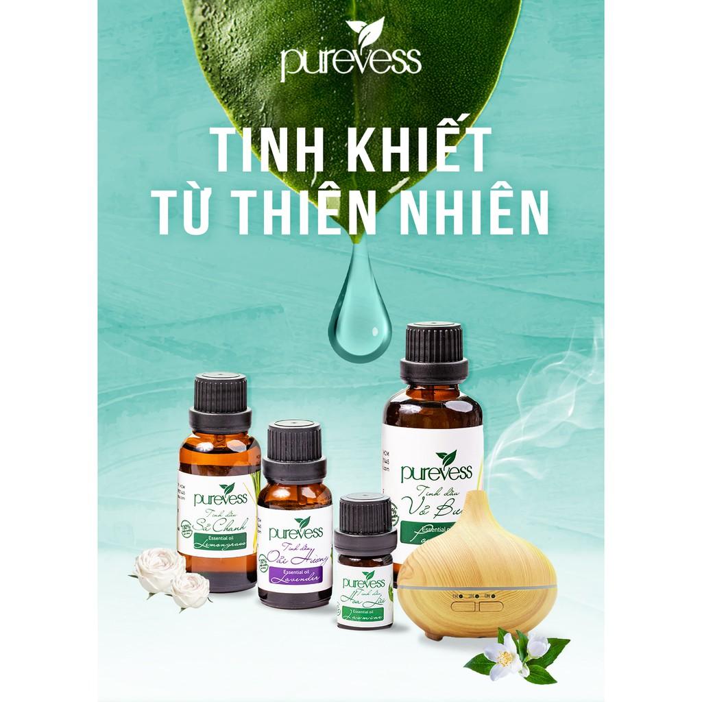 Tinh dầu Bạc Hà Purevess, thiên nhiên nguyên chất, giúp thư giãn và đuổi muỗi. 30ml