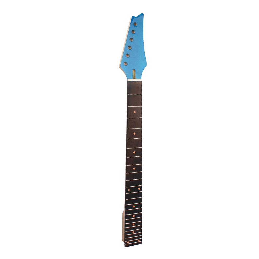 Premium Guitar Neck, 24 Frets, Maple Wood Guitar Neck Fretboard For ST Electric Guitar, Black