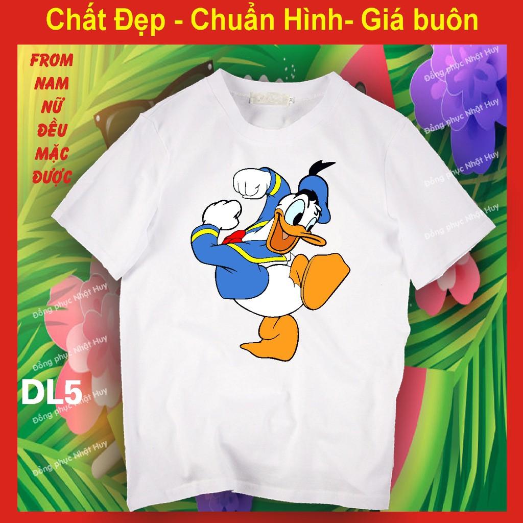 Áo thun vịt Donald DL2,phông , chất đẹp, bao đổi trả,