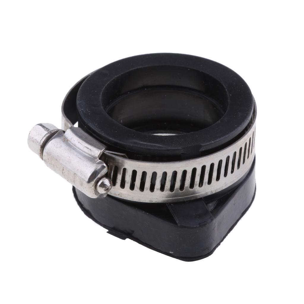 Carburetor Carb Flange Manifold Intake Adapter Rubber - Universal Fit