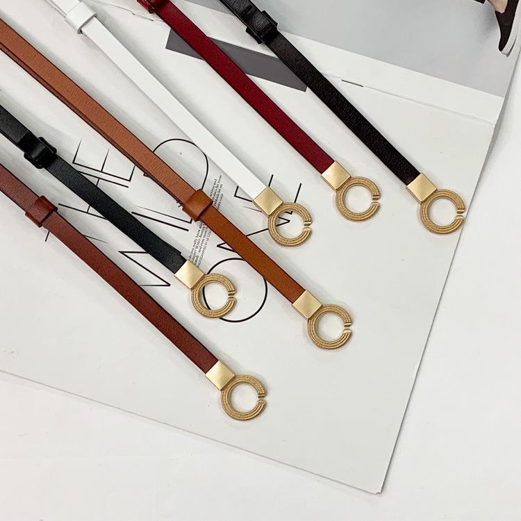 Thắt lưng đai váy,dây nịt nữ bản nhỏ ,da thật,khóa móc,điều chỉnh được độ dài