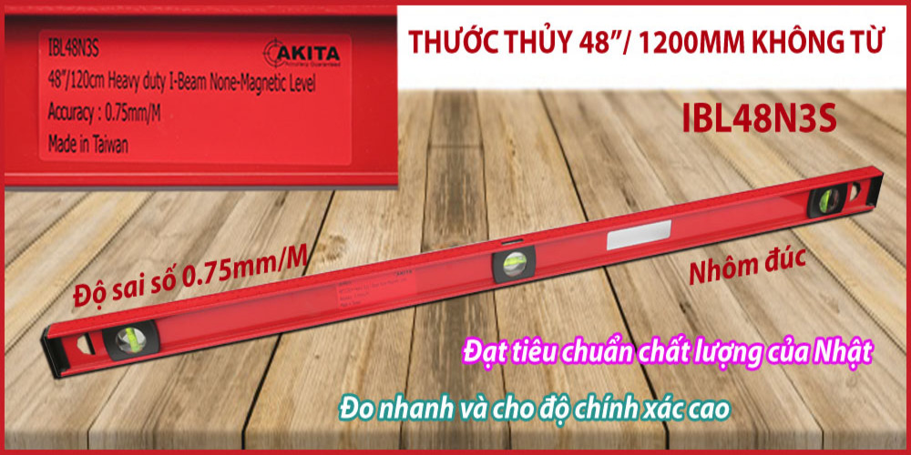 Thước thủy không từ Akita