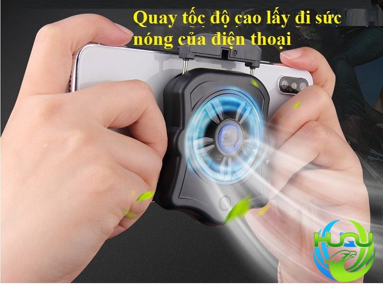 Hình ảnh Quạt Tản Nhiệt Điện Thoại Huqu HQ.P9- 3 Tốc Độ Gió -Hàng Chính Hãng 