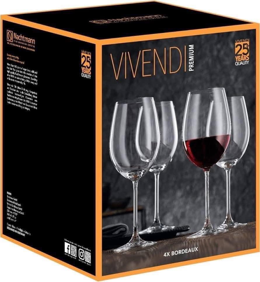 Bộ 4 Ly Rượu Vang Đỏ Nachtmann Vivendi Bordeaux 85694 hàng chính hãng
