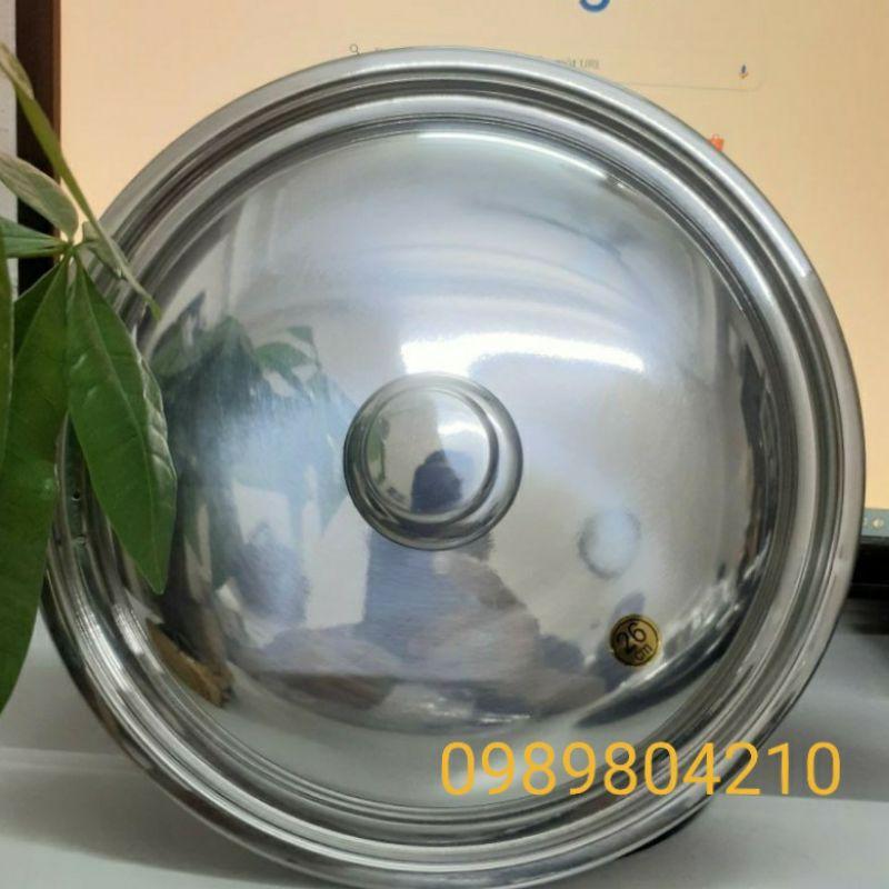 Nắp nồi inox ,vung nồi inox đậy nồi ,chảo ,quánh, đủ size từ 14,16,18,20,22,24,26,28,30,32,