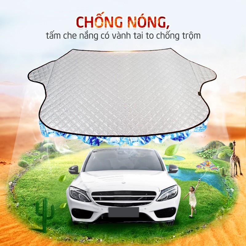 Bạt vải dù oxford xe hơi,che xe ôtô 4 chỗ đến 7 chỗ siêu bền, lớp bạc phản quang chống nóng, mưa, vải dù Oxford 3 lớp