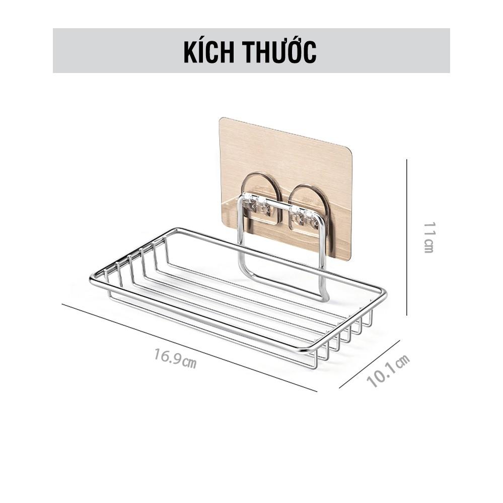 - Chịu lực 6KG Kệ để xà phòng tắm inox 304 chống han gỉ VKIT- bền đẹp- tiện lợi- Dễ lắp đặt, sử dụng NT11