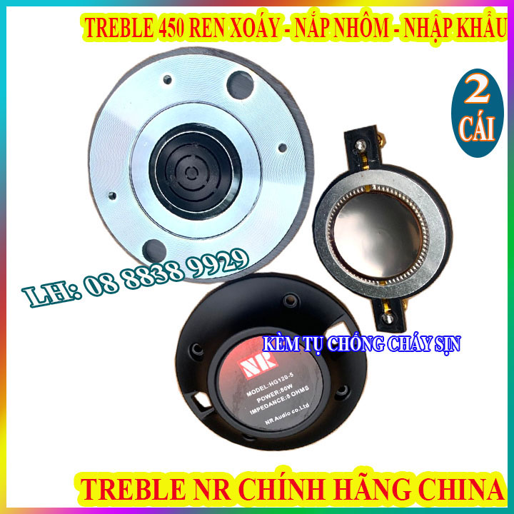 CẶP CỦ TRÉP 450 NR CHÍNH HÃNG REN XOÁY TỪ 115 COIL 450 NẮP NHÔM CAO CẤP HÀNG NHẬP KHẨU - GIÁ 2 LOA