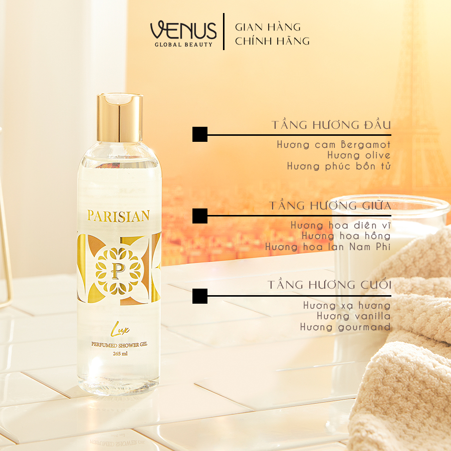 Sữa Tắm Nữ Parisian Chic 265ml Chính Hãng