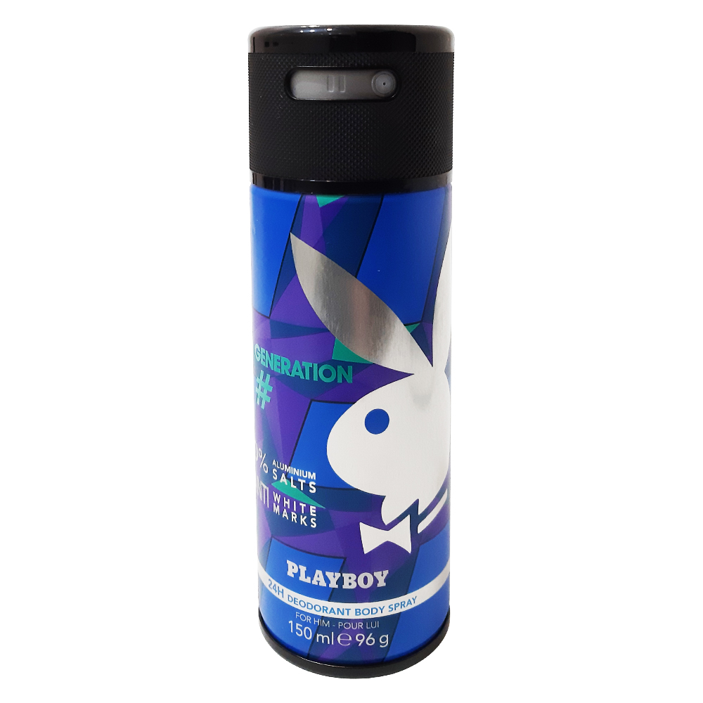 Xịt Khử Mùi PLAYBOY Nam Cao Cấp 24h 150ml PHÁP