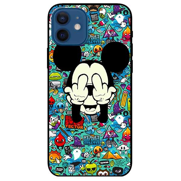Ốp lưng dành cho Iphone 12 Mini - Iphone 12 - Iphone 12 Pro -  Iphone 12 Pro Max - mẫu Chuột Che Mắt