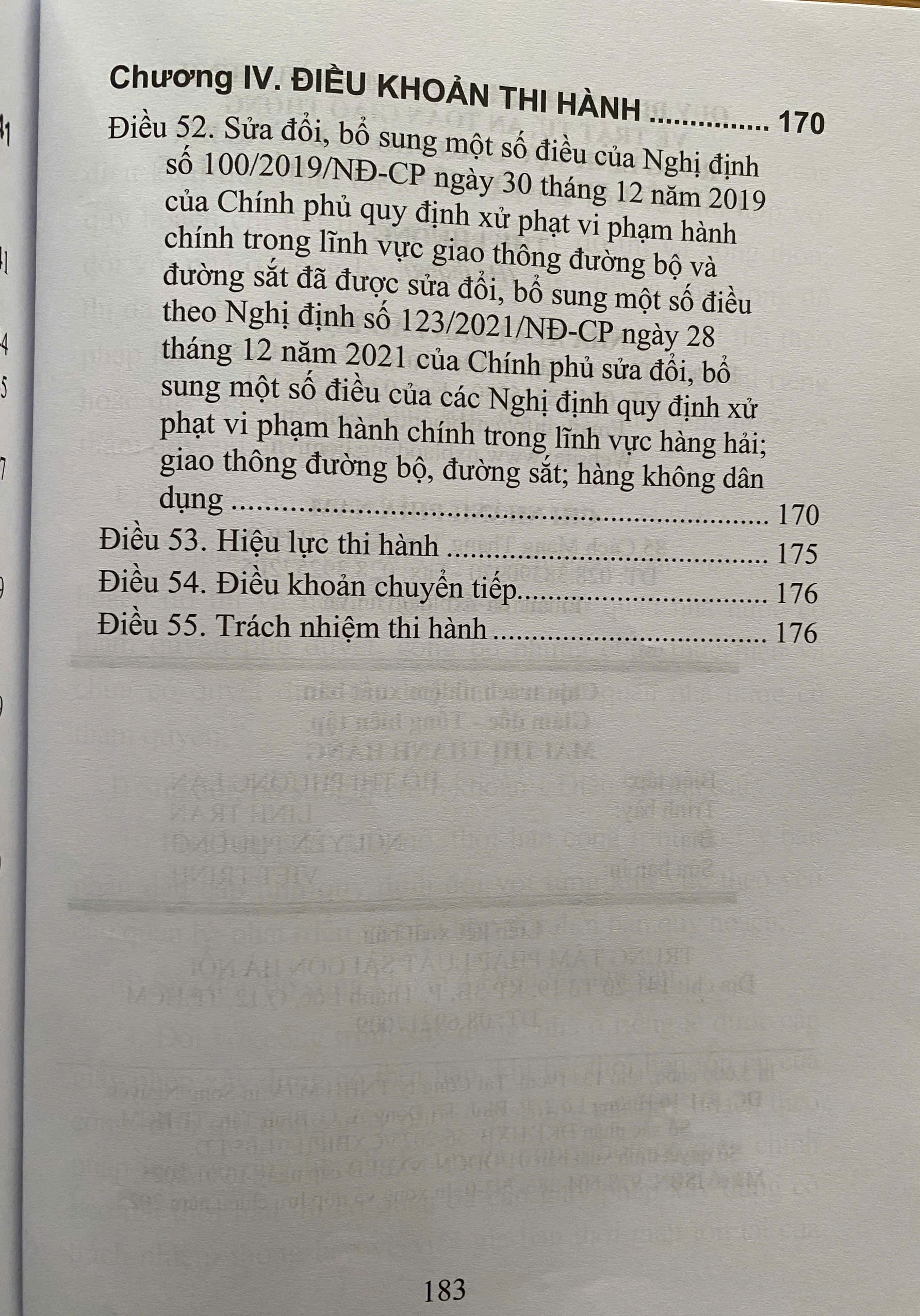 Quy Định Xử Phạt Vi Phạm Hành Chính Về Trật Tự, An Toàn Giao Thông Trong Lĩnh Vực Giao Thông Đường Bộ; Trừ Điểm, Phục Hồi Điểm Giấy Phép Lái Xe