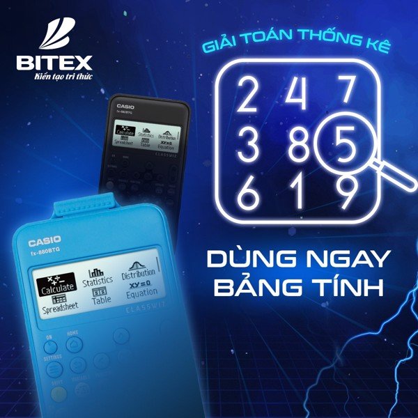 Review Tính Năng Vượt Trội Của Máy Tính Casio Fx-880BTG – BITEXSHOP