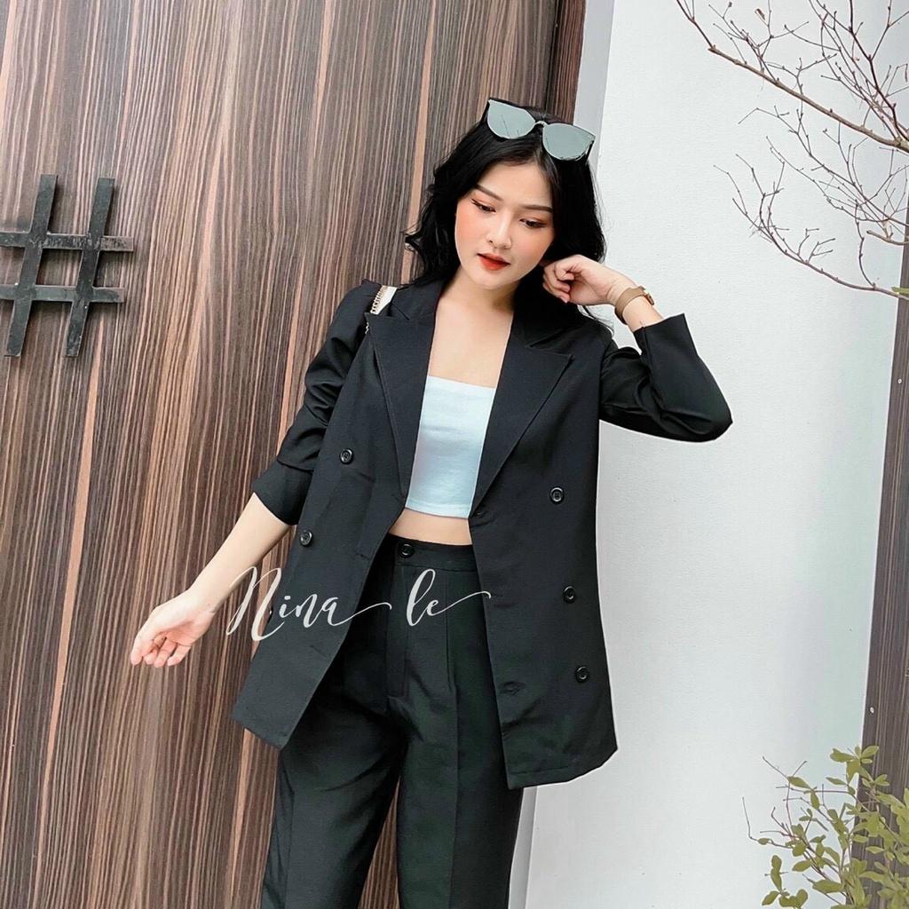 Sét bộ 3 món ÁO vest và quần tây dài kèm áo lót trong siêu hot