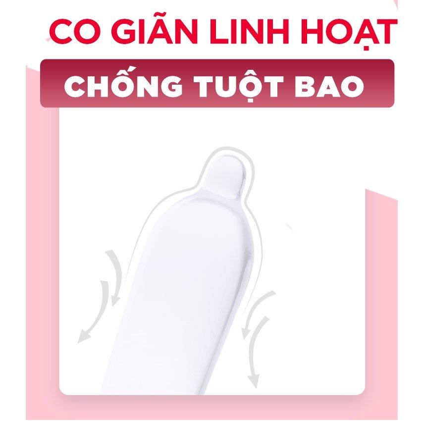 Bao cao su Sagami Exceed 2000 - Siêu mỏng 0.03mm kèm 1 chiếc BCS Gun Super Thin