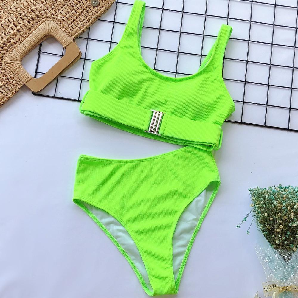 2021 Mới Cao Cấp Gợi Đồ Bơi Bikini Đồ Bơi Nữ Bandeau Đẩy Lên Bikini Bộ Khóa Áo Tắm Mặc Đi Biển Bơi phù Hợp Với