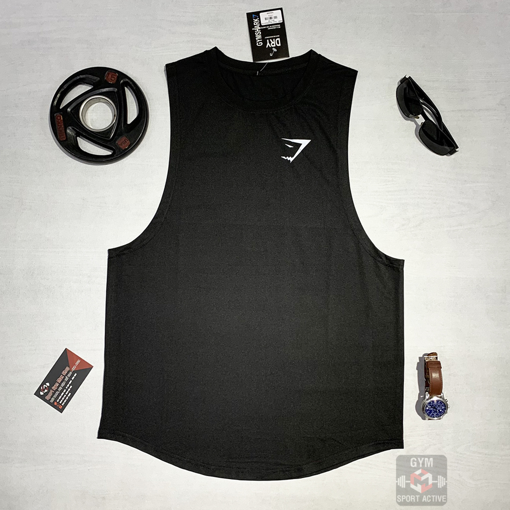 Áo tank top nam thể thao ba lỗ tập gym thoáng mát chất thun lạnh 4 chiều tank Gymshark