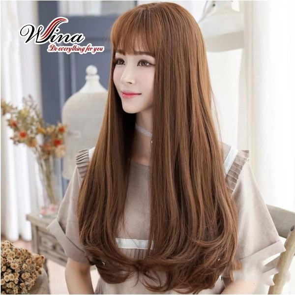 Tóc giả dài cúp đuôi W-116