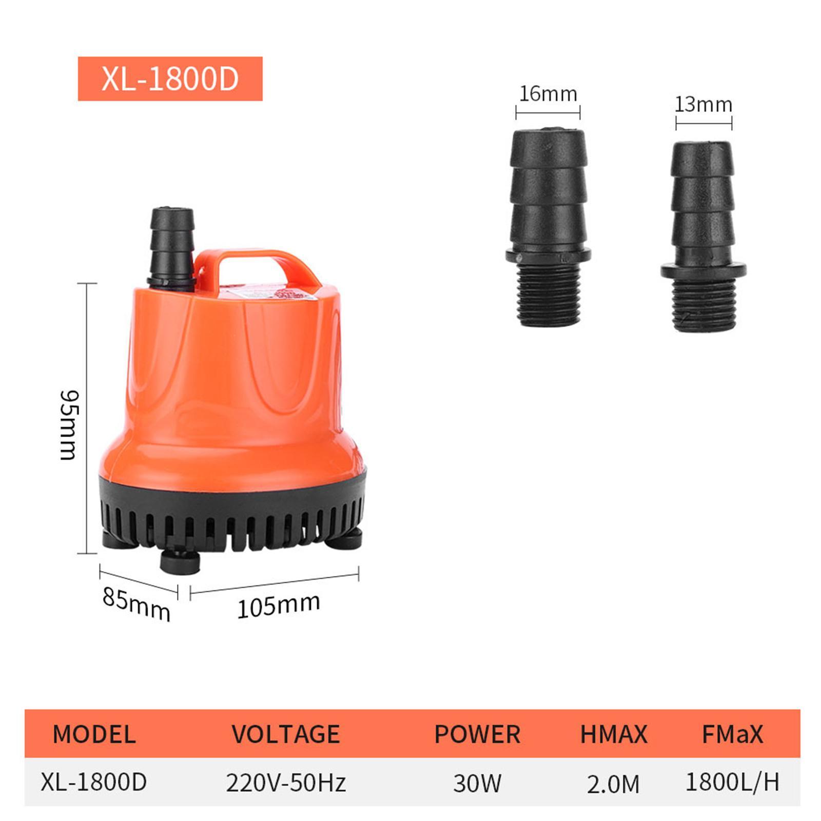 30W/45W Submersible Pump with Bottom Suction Small Pumps for Pond