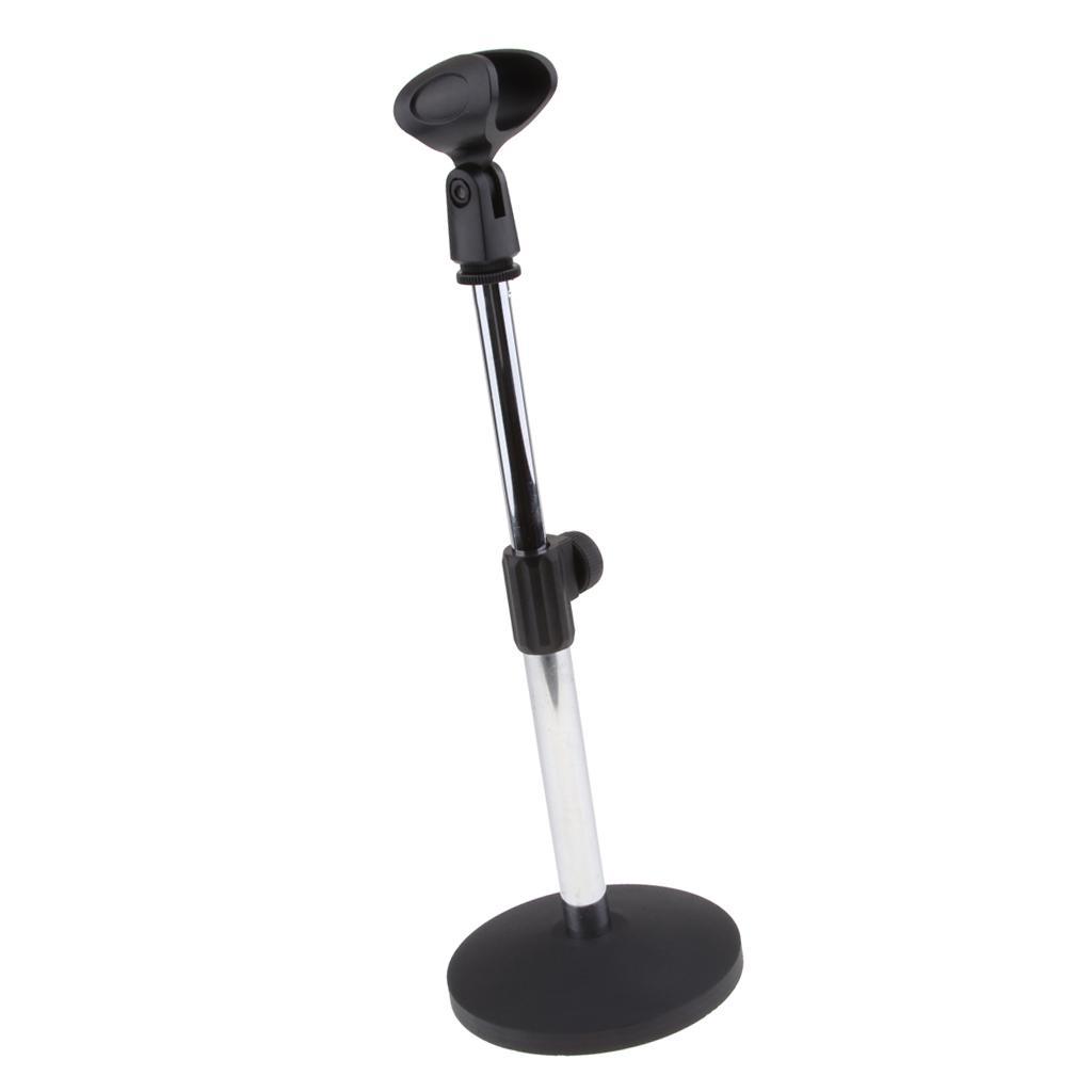 Desktop Microphone Desk Stand Adapter 7inch for Laptop Radio Podcasts On Stage Studio Audio Equipment Stands