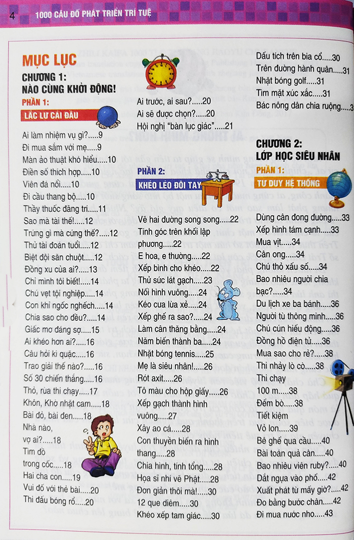 1000 Câu Đố Phát Triển Trí Tuệ - Khai Phá Tiềm Năng