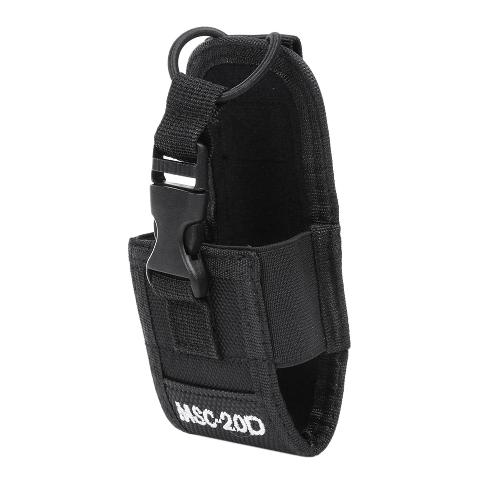 Radio Holder Case Holster Pouch Bag for BaoFeng UV5R Radio Talkie Black