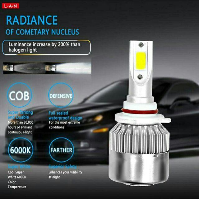 Đèn Led Phá Sương 9005/9006 HB3/HB4 72W Siêu Sáng Cho Ô Tô