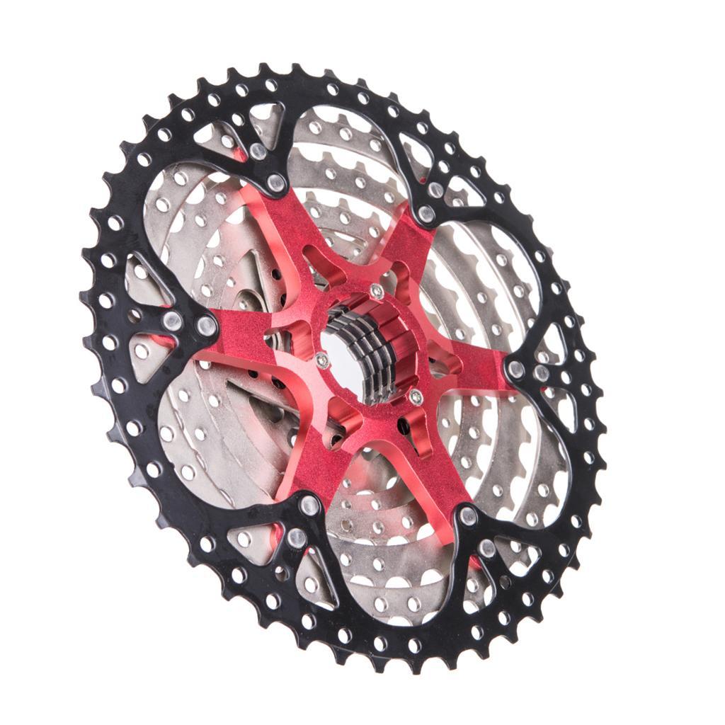 Bike Steel Cassette Freewheel 9 Speed 11-46T Flywheel Parts Component