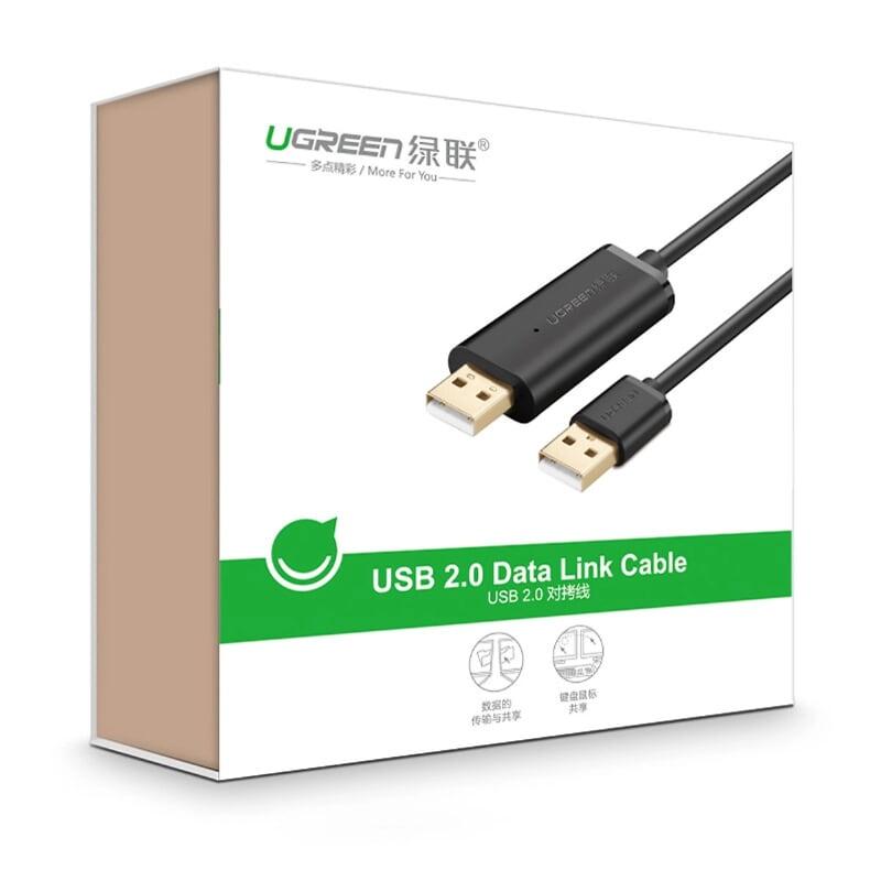Ugreen UG20226US166TK 3M màu Đen Cáp USB 2.0 kết nối + truyền dữ liệu máy tính - HÀNG CHÍNH HÃNG