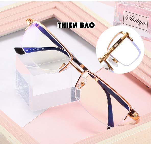 Kính lão thị, viễn thị trung niên xem chữ Nam nữ xẻ cước thời trang tròng Nhật chống as xanh phản quang loại I Chuẩn độ