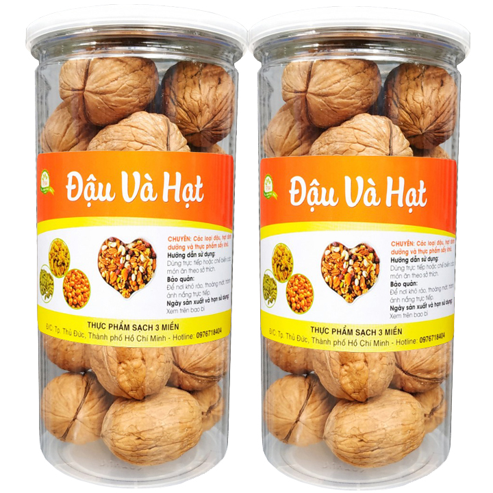 [Combo 2 Hũ] Quả Óc Chó Cao Cấp Đặc Biệt Tốt Cho Sức Khỏe - Mỗi Hũ 350G