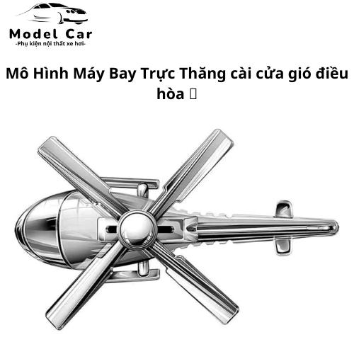 Mô Hình Máy Bay Trực Thăng cài cửa gió điều hòa quay tít thò lò tỏa hương nước hoa 