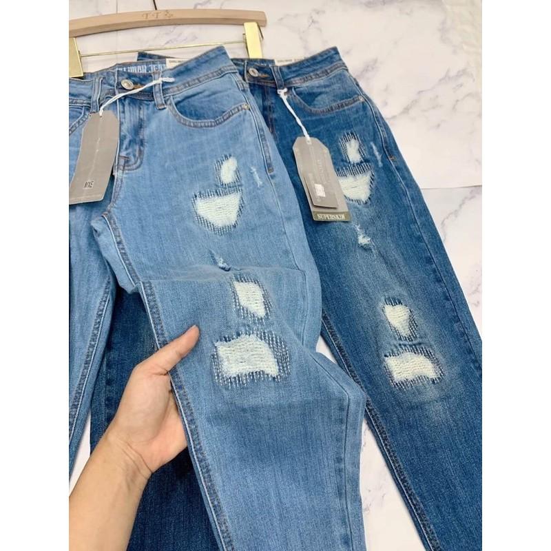 Jeans boy xước 3 màu