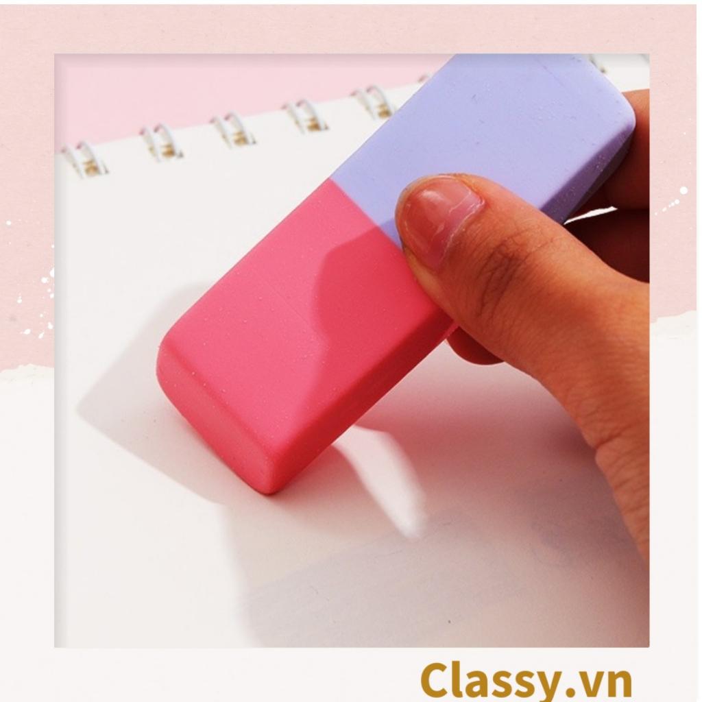 Gôm tẩy Classy hai đầu hai màu nổi bật, tiện lợi tẩy xóa vết bút chì PK1210