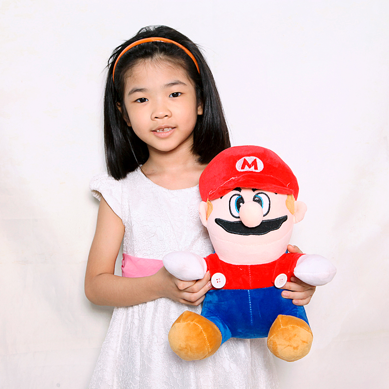 Gấu bông hoạt hình Mario ngồi ngộ nghĩnh size 50cm