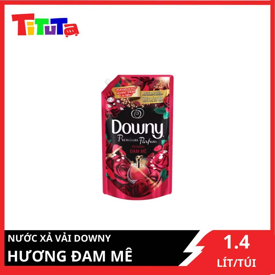 Nước Xả Vải Downy Đam Mê dạng túi 1.4L