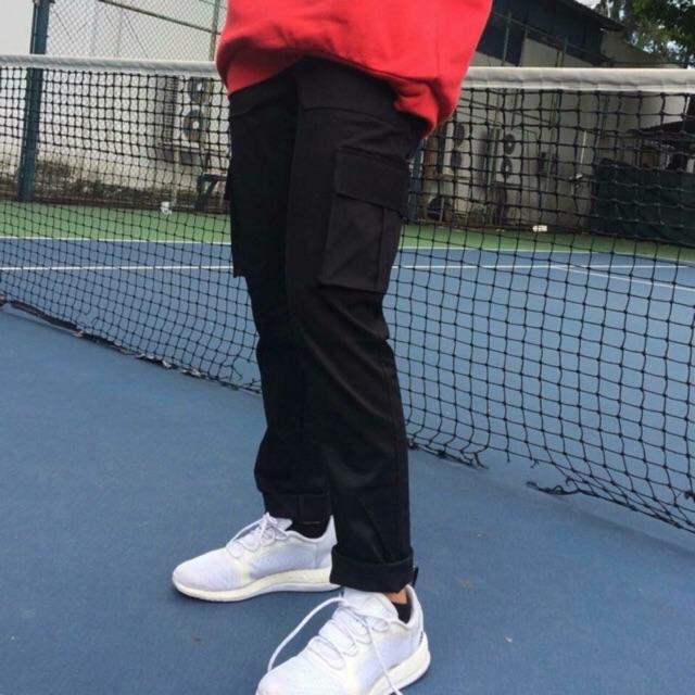 Quần dài kaki túi hộp boxpant unisex - SHOP MAYLAN
